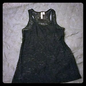 Lacy Sheer Floral Tank